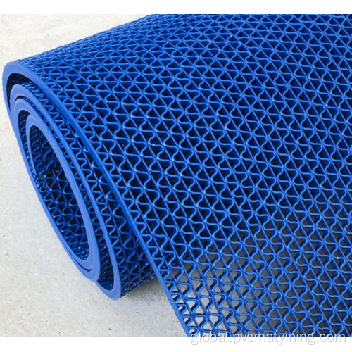 Pvc Loop Mat 5MM Waterproof PVC S Mat For Swimming Pool Manufactory